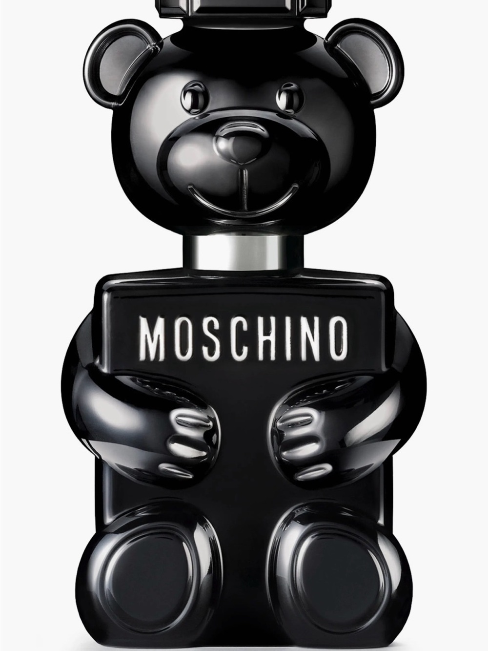 Moschino Black Glossy Teddy Bear Perfume Bottle